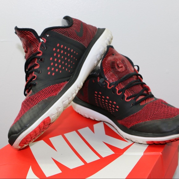 Nike Free Hyperfeel TR Red Black Running Training Shoes Men’s Size 8.5 - Picture 7 of 7